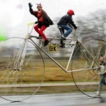 Viajar en bicicletas raras