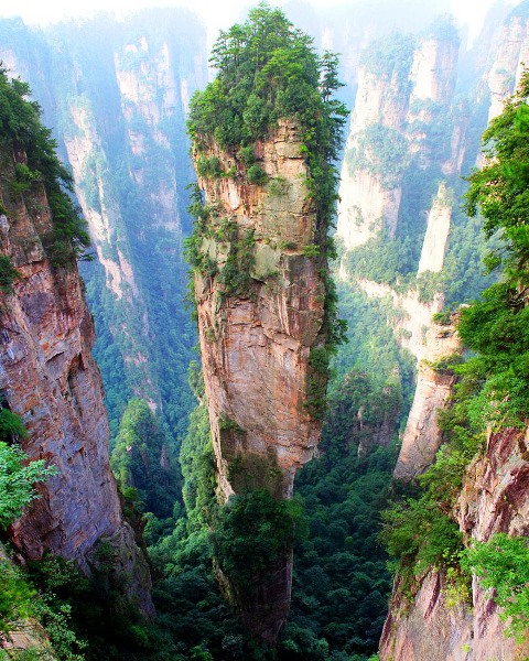 Resultado de imagen para Monte Tianzi, China