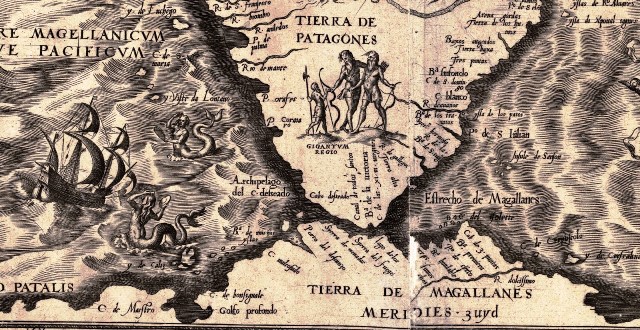 Detalle del mapa de Gutiérrez de 1562