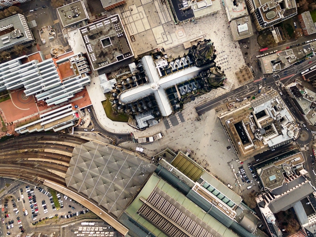 Kölner Dom Luftbild - cologne cathedral aerial
