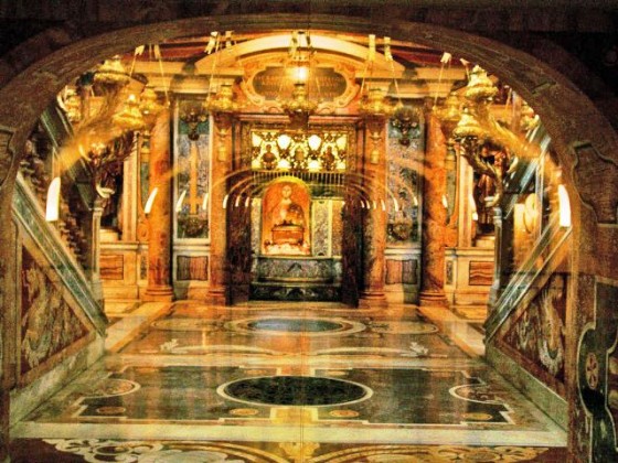 Petrusgrab im Petersdom in Rom