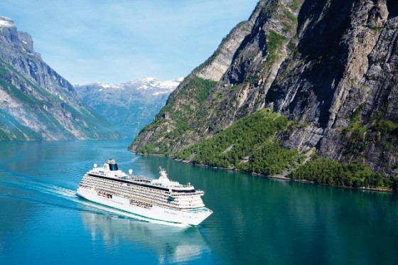 Crystal Serenity at Geiranger Fjord - NorwayCrystal Serenity - Crystal Cruises